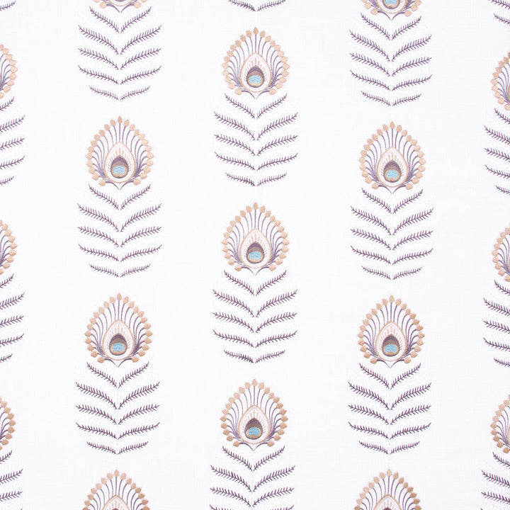 Peacock Feather Ivory by Carole Designer Fabric Lemongrass 60% Polyester, 30% Viscose, 10% Cotton China N/A Horizontal: 10.5 and Vertical: 11.75 52 - Swanky Fabrics -