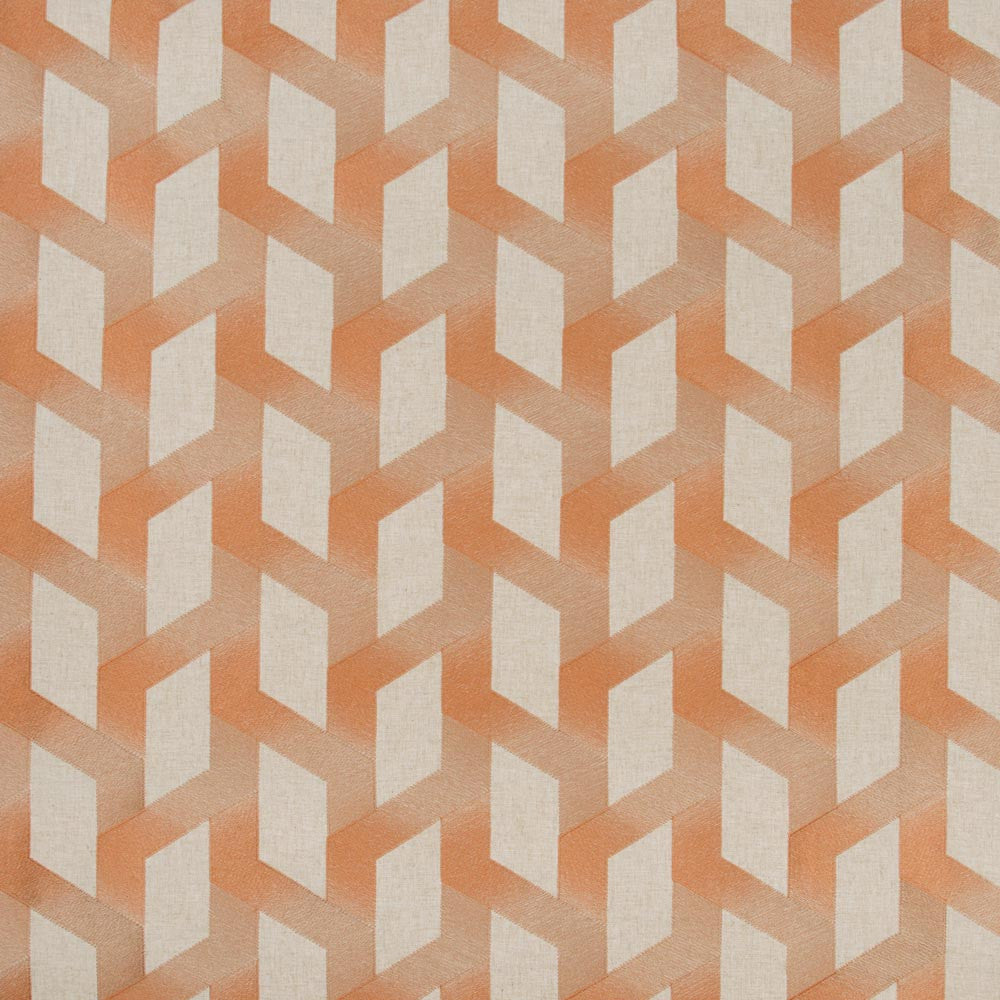 Multiplex Copper by Carole Designer Fabric Desert Wanderer 70% Polyester, 30% Linen India N/A Horizontal: 875 and Vertical: 65 52 - Swanky Fabrics -
