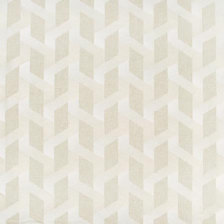 Multiplex Pearl by Carole Designer Fabric ONYX & IVORY 70% Polyester, 30% Linen India N/A Horizontal: 8 3/4" and Vertical: 6 1/2" V 52" - Swanky Fabrics -