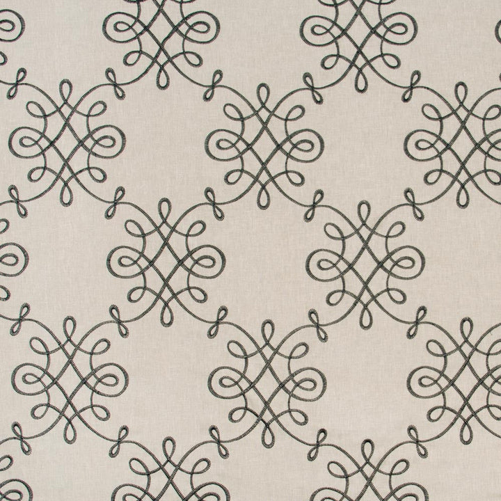 State Of Grace Mocha by Carole Designer Fabric Onyx & Ivory 60% Polyester, 30% Cotton, 10% Linen India N/A Horizontal: 13 and Vertical: 1575 50 - Swanky Fabrics -