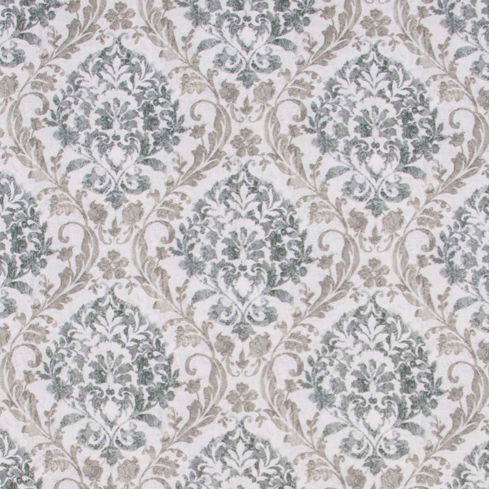 Porchester Charcoal by Carole Designer Fabric Ash Oak 100% Polyester India 30,000 Wyzenbeek Double Rubs Horizontal: 13.5 and Vertical: 13.5 54 - Swanky Fabrics -