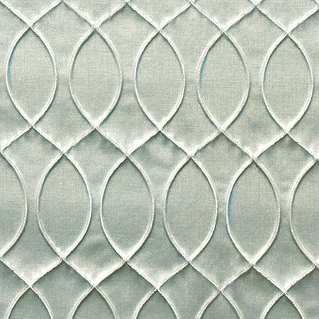 Meeting Point Mineral by Carole Designer Fabric Radiance 100% Polyester India 9" V, 4 1/4" H 55" - Swanky Fabrics -