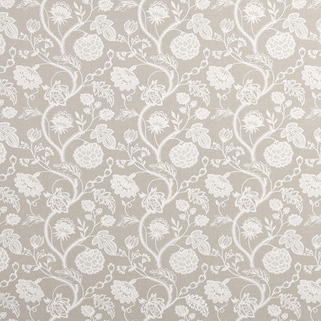 Charming Climb Stone by Carole Designer Fabric From The Heart 70% Polyester, 30% Cotton India 9 1/2" V, 8 1/2" H 51.5" - Swanky Fabrics -