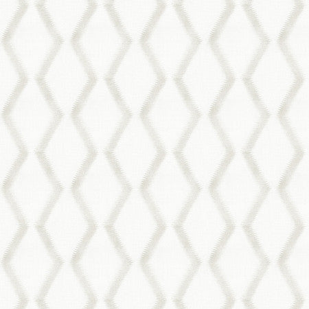 Easy Access Cream by Carole Designer Fabric Neutral Ground Base: 73% Cotton, 27% Polyester Embr: 100% Viscose India 9 1/2" V, 9" H 51"" - Swanky Fabrics -