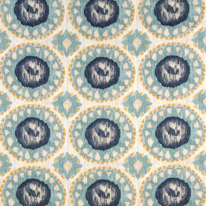 Carole Fabric Setting Sun Verdigris