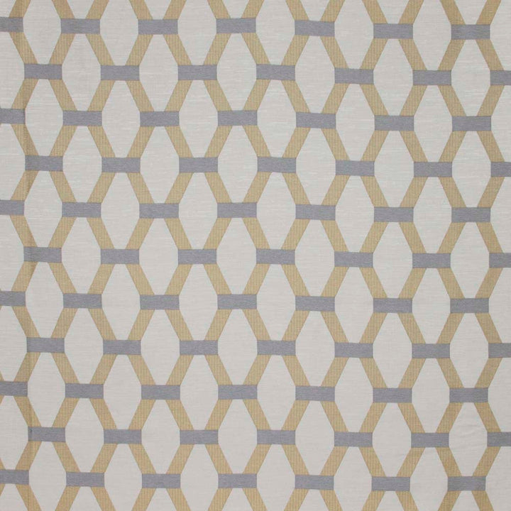 Gauntlet Metal by Carole Designer Fabric Modern Edge 55% Polyester, 28% Cotton, 17% Viscose India 36,000 Wyzenbeek Double Rubs Horizontal: 10.625 and Vertical: 6.25 55 - Swanky Fabrics -