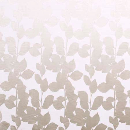 Petal Trail Oyster by Carole Designer Fabric Ash Oak 35% Polyester, 34% Viscose, 31% Cotton India N/A Horizontal: 9" and Vertical: 20 3/8" V 54" - Swanky Fabrics -