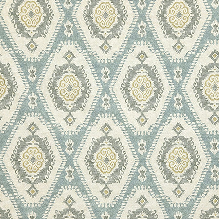 Thornwood Spa by Carole Designer Fabric Dewdrop 100% Cotton Spain 18" V, 4 1/2" H HD 54" - Swanky Fabrics -