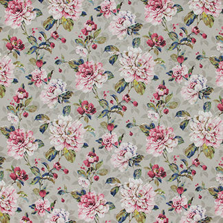 Castle Hill Silver by Carole Designer Fabric Lavender Mist 55% Linen, 45% Viscose-Washed England N/A 25 1/4" V, 13 1/2" H HD 53" - Swanky Fabrics -