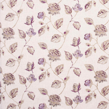 To Have Heart Boysenberry by Carole Designer Fabric Azalea 58% Cotton, 42% Polyester India Passes 20,000 Double Rubs Wyzenbeek Horizontal: 25 1/4" and Vertical: 12 1/4" V 50.5" - Swanky Fabrics -