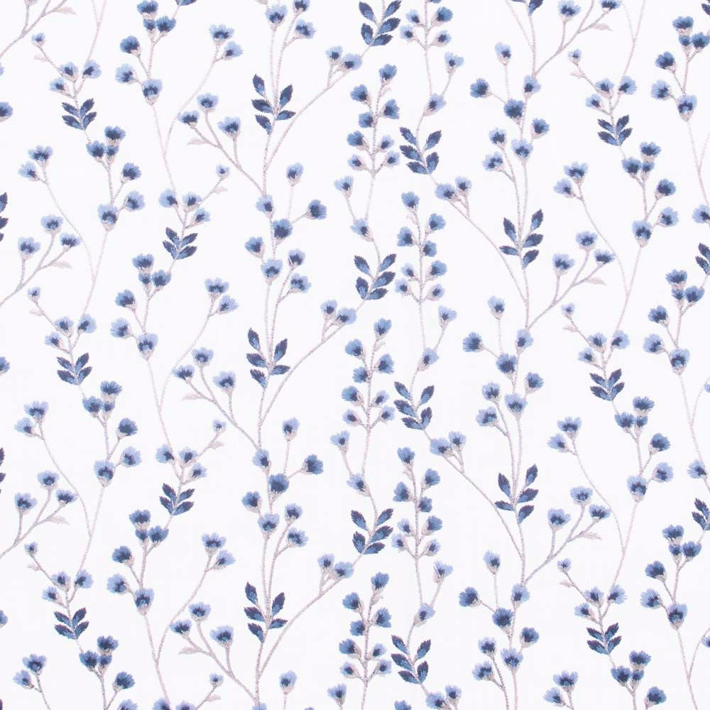 To Be A Poet Bluebell by Carole Designer Fabric Red Sea 73% Cotton, 27% Polyester India 20,000 Wyzenbeek Double Rubs Horizontal: 13.5 and Vertical: 6.25 54 - Swanky Fabrics -