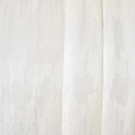 Touch Of Gold Cream by Carole Designer Fabric Sheer Luxury 100% Polyester-Weighted Hem TURKEY N/A 10 1/4" V, 14 1/4" H 124" - Swanky Fabrics -