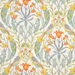 Carole Fabric Two Birds Foliage