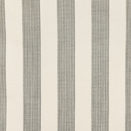 Relaxed Stripe Graphite by Carole Designer Fabric Earth & Stone 57% Cotton, 35% Polyester, 8% Linen India 7" H 55" - Swanky Fabrics -