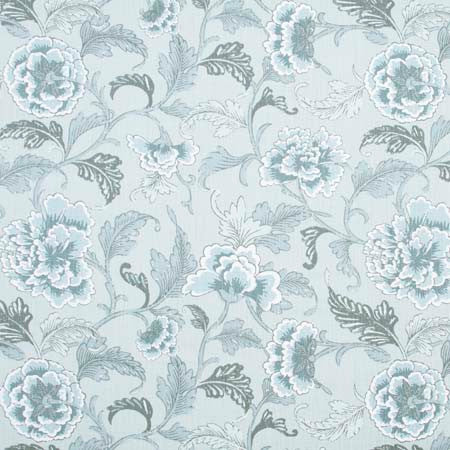 Garden Mews Mist by Carole Designer Fabric Pink Jade 54% Cotton, 46% Polyester China 15,000 Wyzenbeek Double Rubs Horizontal: 27 1/2" and Vertical: 24 1/2" V 54" - Swanky Fabrics -