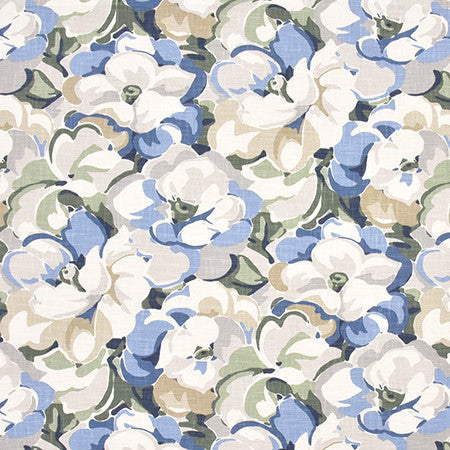 World Of Beauty Chambray by Carole Designer Fabric Prisma 100% Cotton-Stain Resistant PAKISTAN 25" V, 27 1/4" H HD 55.25" - Swanky Fabrics -