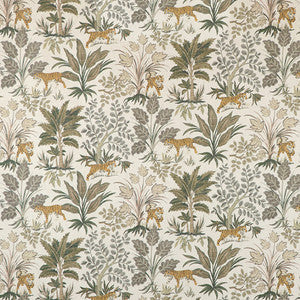 Carole Fabric Tiger Hunt Ecru