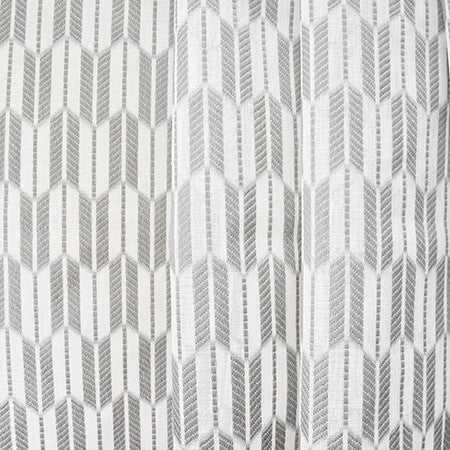 Heading Out Gray by Carole Designer Fabric Sheer Luxury 100% Polyester TURKEY N/A 1 1/2" V, 3 7/8" H 118" - Swanky Fabrics -