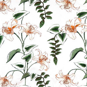 Carole Fabric Lily Garden Sunny