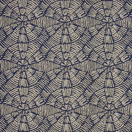 Unforgettable Time Navy by Carole Designer Fabric State Of The Art 100% Polyester CHINA N/A 7 1/8" V, 7" H 55" - Swanky Fabrics -