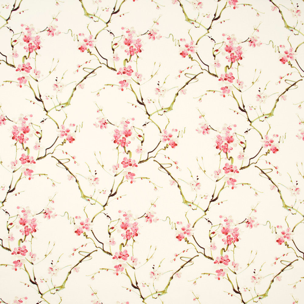 Birdsall Farm Petal Pink by Carole Designer Fabric Geranium 100% Cotton-SSR India Passes 15,000 Double Rubs Wyzenbeek Horizontal: 135 and Vertical: 2525 54 - Swanky Fabrics -