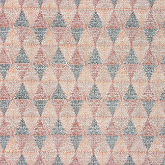 Arrow Persimmon by Carole Designer Fabric Summer Garden 100% Cotton India Passes 25,000 Circular Rubs Martindale </p><p>Repeat: 8 7/8" V, 9" H 54" - Swanky Fabrics -