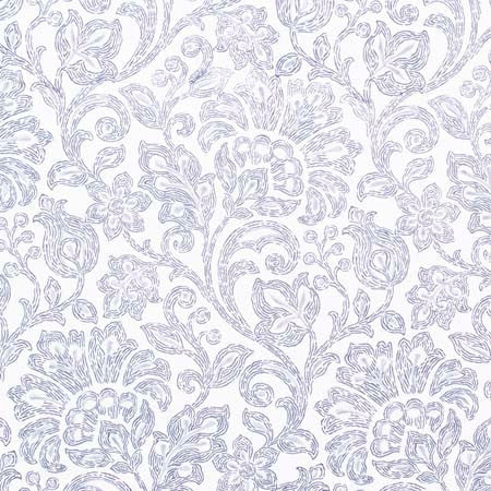 Few Words Denim by Carole Designer Fabric Red Sea 100% Cotton India N/A Horizontal: 14 1/2" and Vertical: 24 1/2" V 54" - Swanky Fabrics -