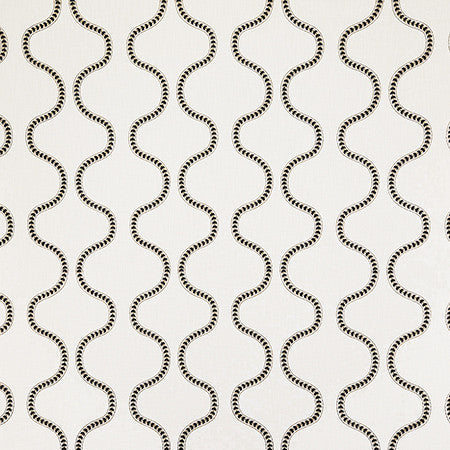 Subsequent Onyx by Carole Designer Fabric Shape Shifter Base: 100% Cotton Embr: 80% Cotton, 20% Viscose India 7 5/8" V, 9" H 51" - Swanky Fabrics -