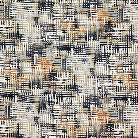 Caught Up Earth by Carole Designer Fabric Evergreen 59% Cotton, 26% Recycled Polyester, 15% Polyester China 24 1/2" V, 13 1/2" H HD 54" - Swanky Fabrics -