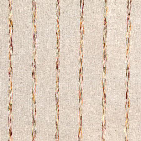 Lone Road Turmeric Spice by Carole Designer Fabric Go West 58% Linen, 42% Cotton N/A 2 3/8" H 54" - Swanky Fabrics -