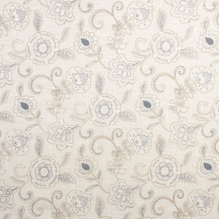 Spring Garden Linen by Carole Designer Fabric From The Heart 55% Linen, 45% Rayon China 30,000 Wyzenbeek Double Rubs </p><p>Repeat: 17 1/2" V, 17 1/4" H 52" - Swanky Fabrics -