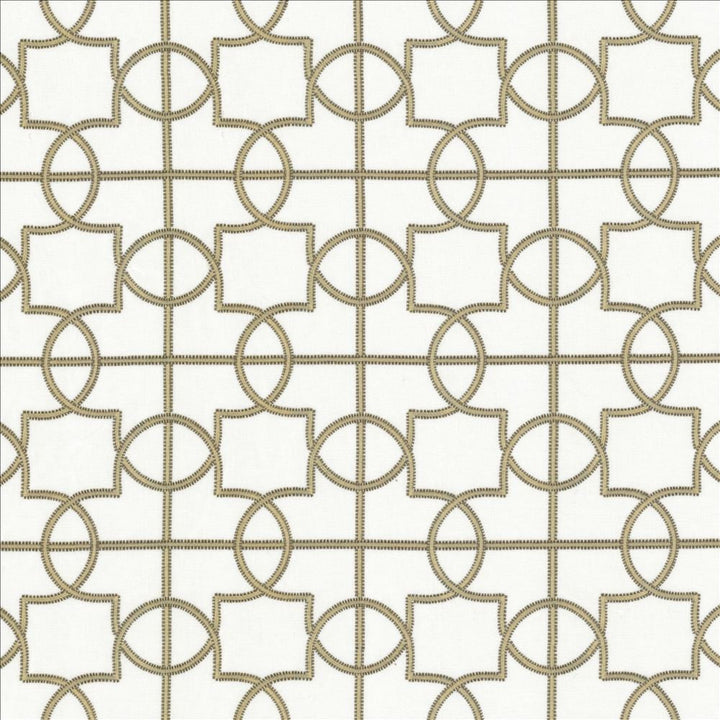 Finnick Platinum by Kasmir Designer Fabric 5111 100% Polyester
 INDIA Not Tested </p><p>Repeat: Horizontal: 8 6/8 inches and Vertical: 9 inches 54 - Swanky Fabrics -