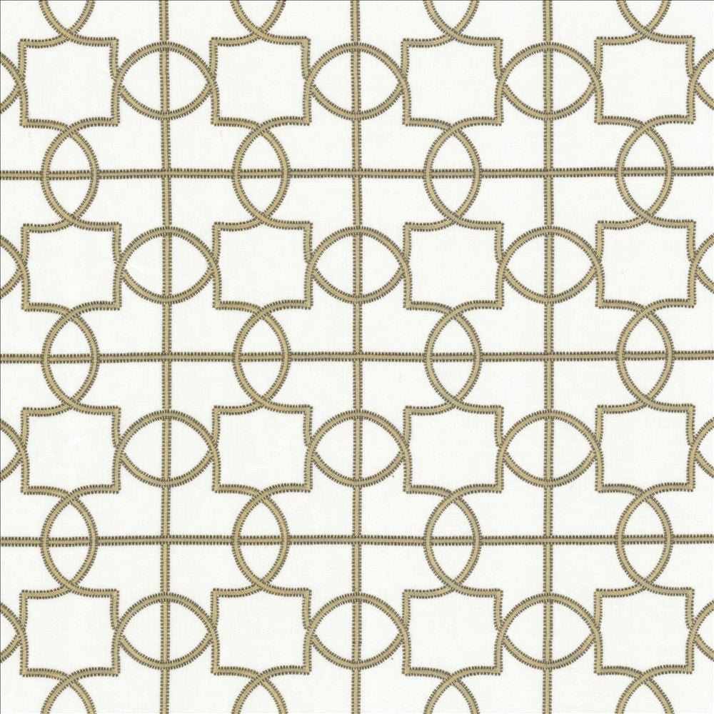 Finnick Platinum by Kasmir Designer Fabric 5156 100% Polyester
 INDIA Not Tested </p><p>Repeat: Horizontal: 8 6/8 inches and Vertical: 9 inches 54 - Swanky Fabrics -