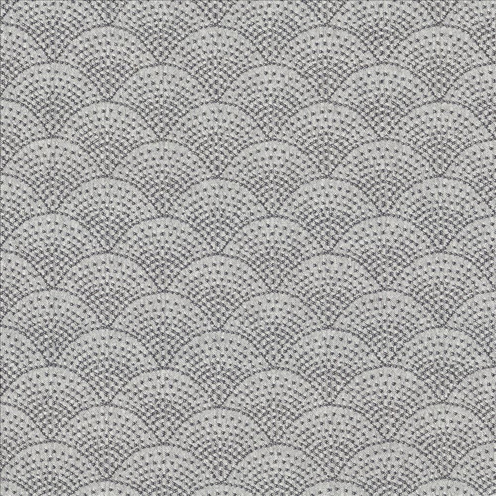 Fishscales Gray by Kasmir Designer Fabric See sample 80% Recycled Cotton
20% Polyester
 USA 9,000 Wyzenbeek Double Rubs </p><p>Repeat: Horizontal: 4 6/8 inches and Vertical: 3 6/8 inches 54 - Swanky Fabrics -