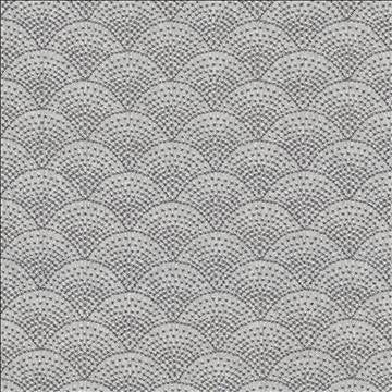 Fishscales Gray by Kasmir Designer Fabric 5123 80% Recycled Cotton 20% Polyester USA 9,000 Wyzenbeek Double Rubs H: 4 6/8 inches, V: 3 6/8 inches 54 - Swanky Fabrics - Kasmir