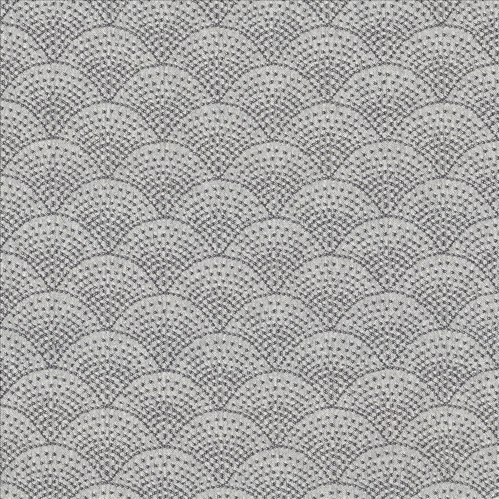 Fishscales Gray by Kasmir Designer Fabric 5123 80% Recycled Cotton
20% Polyester
 USA 9,000 Wyzenbeek Double Rubs </p><p>Repeat: Horizontal: 4 6/8 inches and Vertical: 3 6/8 inches 54 - Swanky Fabrics -