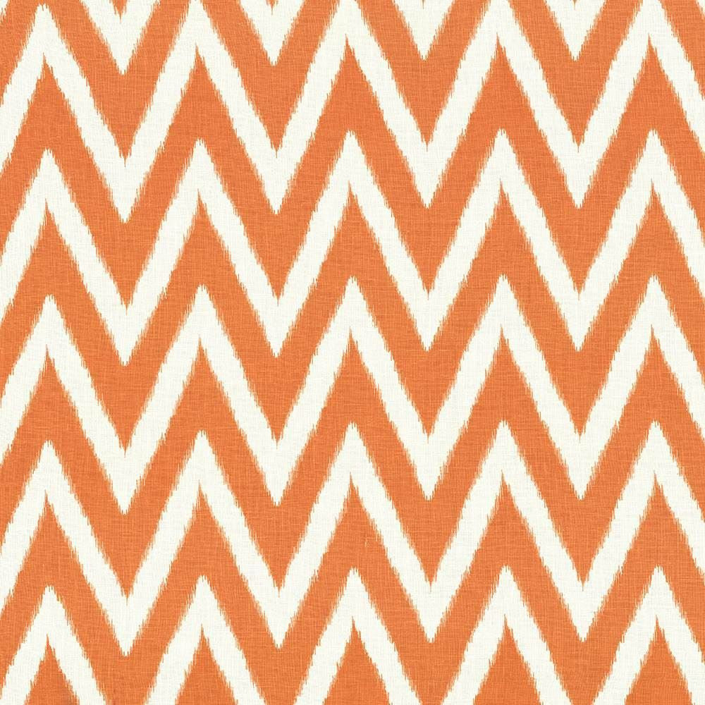 Flameboyant Orange Peel by Kasmir Designer Fabric 1434 100% Linen USA 9,000 Wyzenbeek Double Rubs Horizontal: 7 4/8 inches and Vertical: 7 4/8 inches 54 - 56 - Swanky Fabrics -
