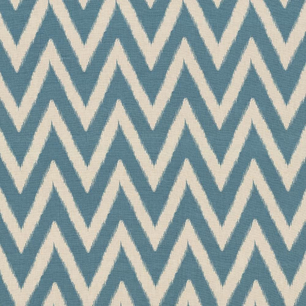 Flameboyant Turquoise by Kasmir Designer Fabric 1436 100% Linen
 USA </p><p>Repeat: Horizontal: 7 4/8 inches and Vertical: 7 4/8 inches 54 - 56 - Swanky Fabrics -