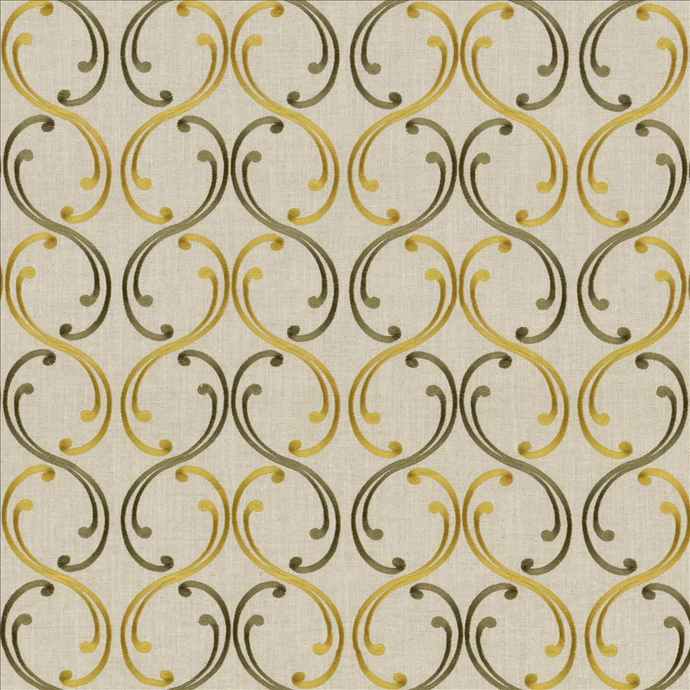 Flirtatious Peridot  by Kasmir Designer Fabric 1443 70% Rayon
30% Linen
Embroidery
100% Rayon
 INDIA 30,000 Wyzenbeek Double Rubs Horizontal: 8 5/8 inches and Vertical: 9 inches 52  - Swanky Fabrics -