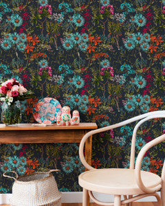 Mind the Gap Wallpaper Mind The Gap   SUMMERISH Charcoal   (WP20309)