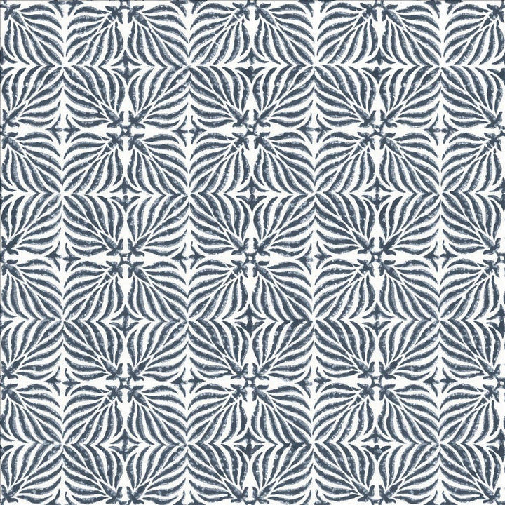 Floriata Blocks Lapis by Kasmir Designer Fabric See sample 90% Cotton
10% Linen
 INDIA Not Tested </p><p>Repeat: Horizontal: 6 inches and Vertical: 6 inches 53 - Swanky Fabrics -