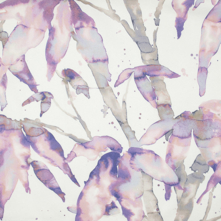 Florist Purple 59" by Europatex Designer Fabric Florist 100% Polyester 27.1"H, 31.8" V 59.00 inches - Swanky Fabrics -