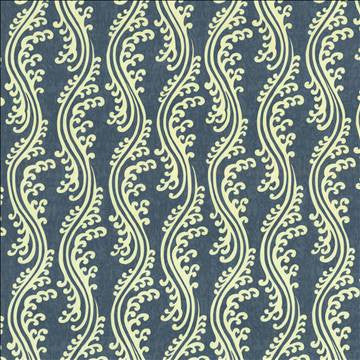 Flouncy Indigo by Kasmir Designer Fabric 5107 100% Cotton USA 9,000 Wyzenbeek Double Rubs H: 7 inches, V: 18 inches 54 - Swanky Fabrics - Kasmir
