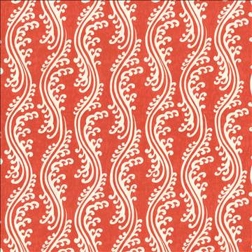 Flouncy Lantern Red by Kasmir Designer Fabric 5106 100% Cotton USA 9,000 Wyzenbeek Double Rubs H: 7 inches, V: 18 inches 54 - Swanky Fabrics - Kasmir