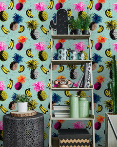 Mind the Gap Wallpaper Mind The Gap   FLYING OBJECTS Blue   (WP20375)