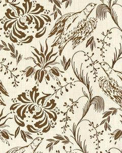 Mind the Gap Wallpaper Mind The Gap   FOLK EMBROIDERY Tobacco   (WP30017)