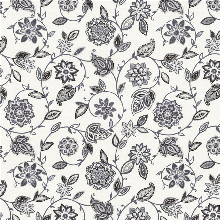 Fox Meadow Licorice by Kasmir Designer Fabric 5085 100% Cotton CHINA 51,000 Wyzenbeek Double Rubs Horizontal: 13 4/8 inches and Vertical: 13 4/8 inches 54 - Swanky Fabrics -