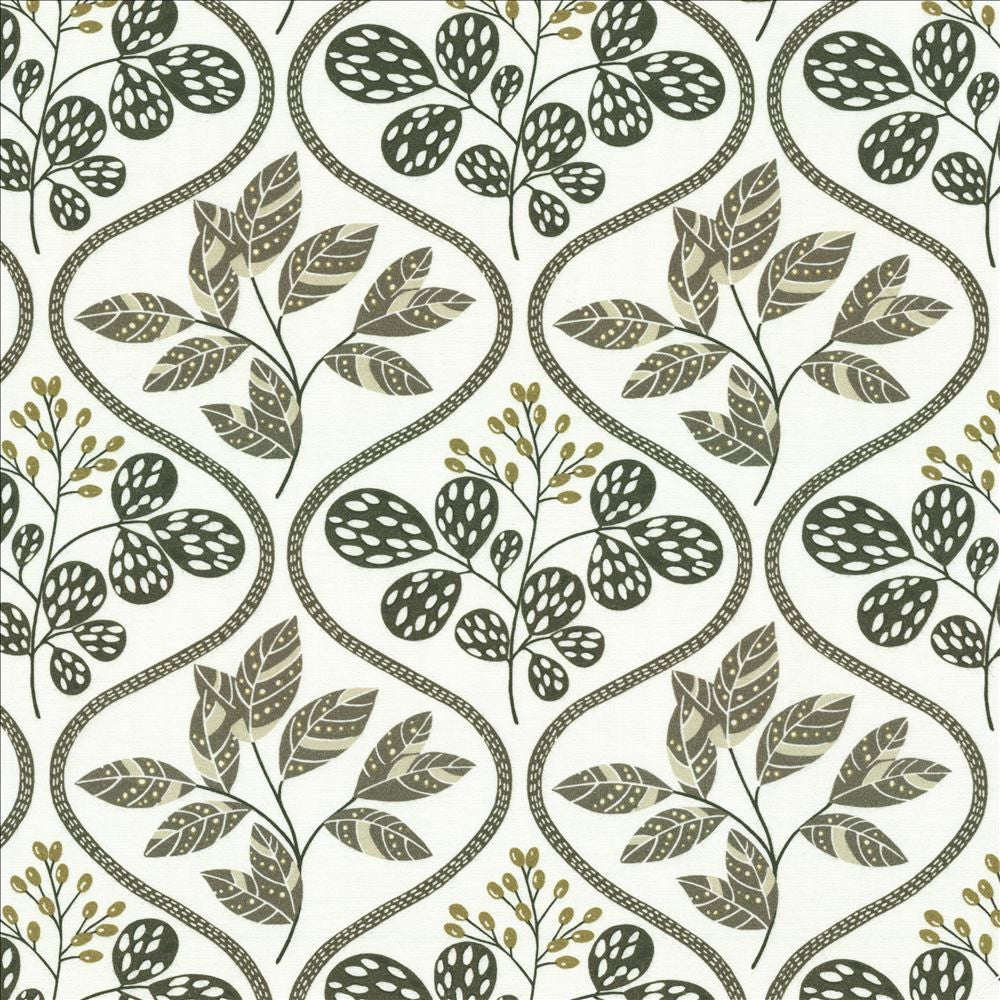Franca Platinum  by Kasmir Designer Fabric 1476 100% Cotton  SPAIN  </p><p>Repeat: Horizontal: 9 inches and Vertical: 9 inches 54  - Swanky Fabrics -
