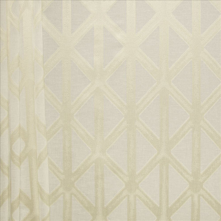 Frankie Ivory  by Kasmir Designer Fabric 1465 100% Polyester
 TURKEY Not Tested Horizontal: 7 5/8 inches and Vertical: 7 6/8 inches 118  - Swanky Fabrics -