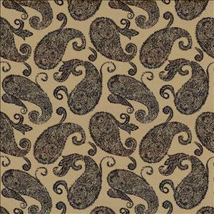 Kasmir Fabric Frascati Paisley Black
